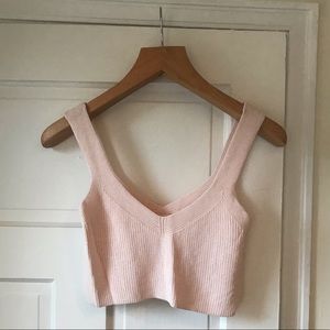 Wilfred knit crop top